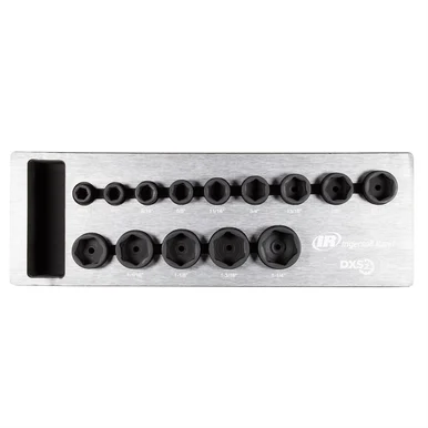 Ingersoll Rand DXSK2H14 Dxs2 Drive Hex Sae Impact Socket Set, 14-piece