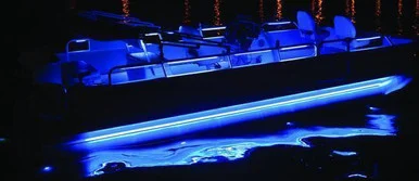 T-H Marine LEDPBDK20BDP Blue Pontoon Light Set
