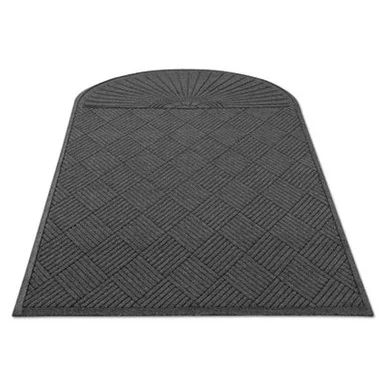 Millennium Mat Llc EGDSF040804 Ecoguard Diamond Floor Mat, Single Fan, 48 X 96, Charcoal