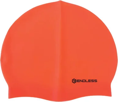 Endless EL-1019ORANGE Waterproof Swim Cap - Orange
