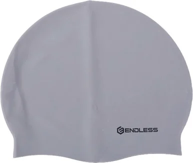 Endless EL-1019SILVER Waterproof Swim Cap - Silver