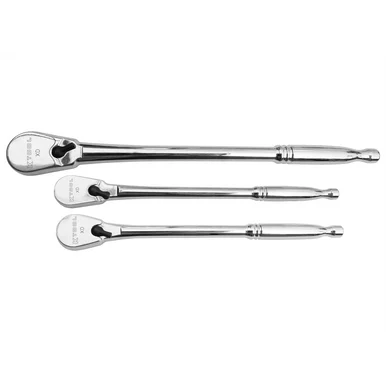 K Tool International ELT-3PC-L Ratchet Set 3 Piece 120 Tooth