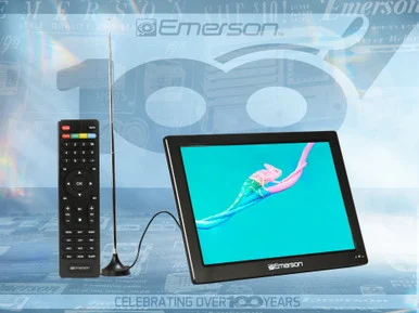 Emerson ET1300 13" Portable Digital TV With Rechargeable Battery