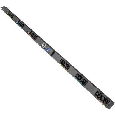 Eaton Single-Phase Managed Rack PDU G4, 208V, 24 Outlets, 24A, 5.8kW, L6-30 Input, 10 ft. Cord, 0U Vertical (evmal630a)