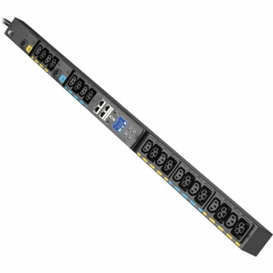 Eaton Single-Phase Managed Rack PDU G4, 208V, 20 Outlets, 24A, 5.8kW, L6-30 Input, 10 ft. Cord, 0U Vertical (evmal630b)