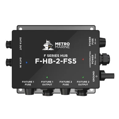 Metro Marine F-HB-2-FS5 Full Spectrum Hub - 2 Outputs