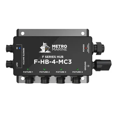 Metro Marine F-HB-4-MC3 Single Color Hub - 4 Outputs