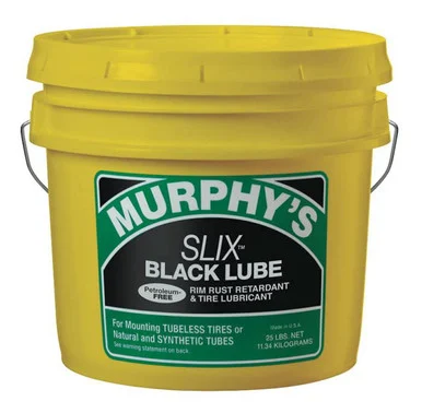 JTM Products F1.0085 Inc Murphy's Slix Black Tire Lubricant 25 Lb. Pail F1.0085
