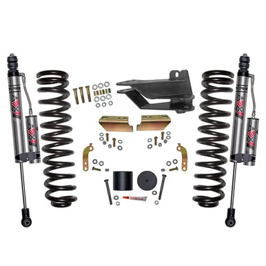 Skyjacker F1725VBKX 2.5" Front Leveling Kit with ADX 2.0 Remote Reservoir Shocks