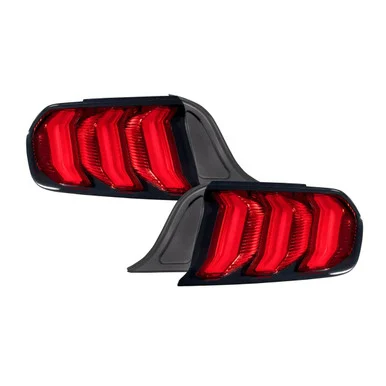 Form Lighting FL0008 Sequential LED Tail Lights (Red) for 2015-2023 Ford Mustang