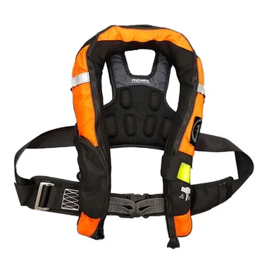 First Watch FW-40PROHA-OB Fw-40pro Ergo Auto Inflatable Pfd W/harness - Hi-vis Orange & Black
