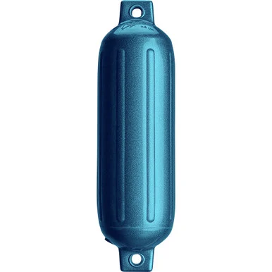 Polyform G-3-METALLICBLUE G-3 Twin Eye Fender 5.5" X 19" - Metallic Blue