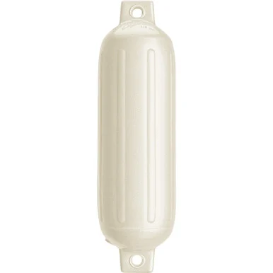 Polyform G-3-METALLICWHITE G-3 Twin Eye Fender 5.5" X 19" - Metallic White