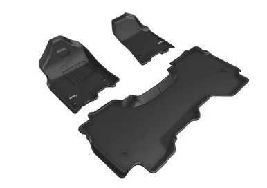 3D Mats L1DG03101509 Kagu Floor Mat - Black