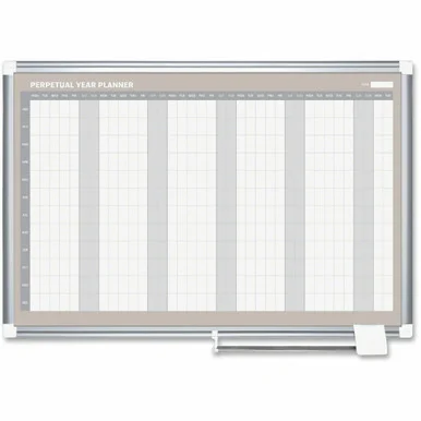 MasterVision Magnetic Gold Ultra 12 Month Planner (ga0594830) - Bi-Silque Visual Communication