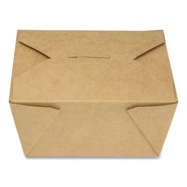General Supply PAPERBOX1 Reclosable Kraft Take-out Box, 30 Oz, Paper, 450/carton GENPAPERBOX1