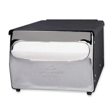 Georgia-pacific Mornap Cafeteria Model Napkin Dispenser - Full Fold - 5.9" X 7.9" X 11.5" - Steel - Black (GEP51202)