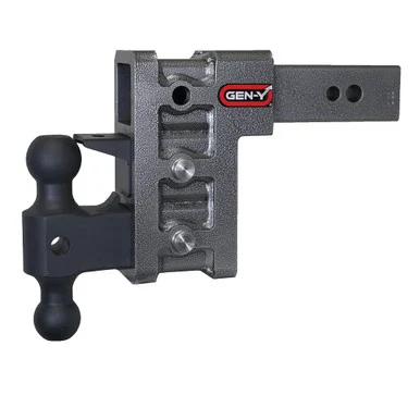 GEN-Y Hitch 2.5" Shank 6" Drop 3.5K TW 32K Hitch & GH-0161 Versa-Ball & GH-0162 Pintle Lock GH-1623