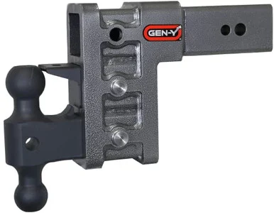 GEN-Y Hitch 3" Shank 6" Drop 3.5K TW 32K Hitch & GH-0161 Versa-Ball & GH-0162 Pintle Lock GH-1723
