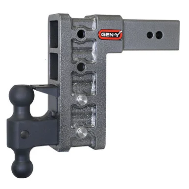 Gen Y Hitch GH1724 Mega Duty Adjustable Trailer Hitch 3" Receiver Dual Ball And Pintle