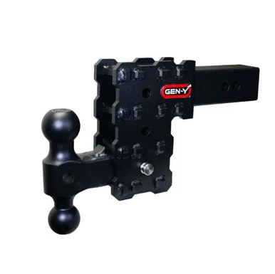 Gen Y Hitch GH2413X Phantom X Solid Shank Adjustable Drop Hitch 2.5" Receiver 5" Drop