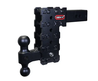 Gen Y Hitch GH2414X Phantom X Solid Shank Adjustable Drop Hitch 2.5" Receiver 7.5" Drop