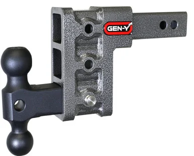 Gen Y Hitch GH313MO Mega Duty Adjustable Drop Hitch 2" Receiver 5" Drop Dual Ball