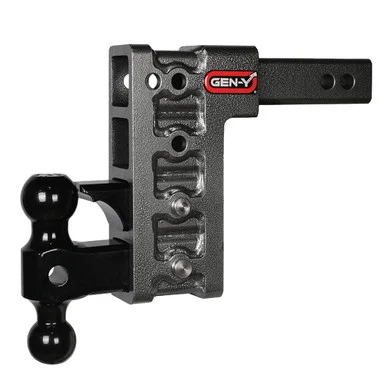 GEN-Y Hitch 2" Shank 7.5" Drop 1.5K TW 10K Hitch & GH-031 Versa-Ball & GH-032 Pintle Lock GH-324