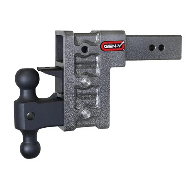 GEN-Y Hitch 2.5" Shank 6" Drop 3K TW 21K Hitch & GH-061 Versa-Ball & GH-062 Pintle Lock GH-623