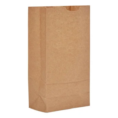 General Supply GK10500 Grocery Paper Bags, #10 Size, 6.31" X 4.19" X 13.38", Natural, 500/bundle