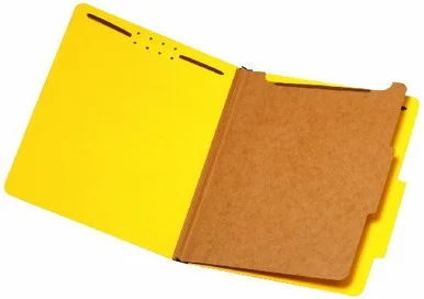 Globe-weis Classification Folder - Letter - 8.50" X 11" - 1.75" Expansion - 4 Fastener - 2" Folder Fastener Capacity - 2/5 Tab Cut - Right Of Center Tab Location - 1 Dividers - 25 Pt. - (GLW23734)