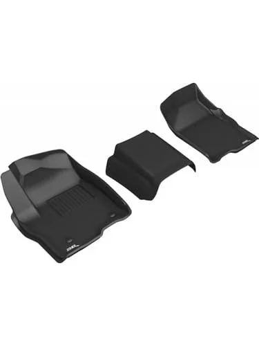 3D Mats L1GM02411509 Kagu Floor Mat - Black