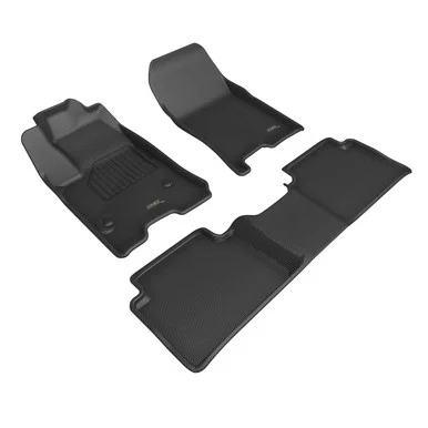 3D Mats L1GM03301509 Kagu Floor Mat - Black