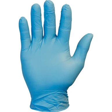 Safety Zone Powder Free Blue Nitrile Gloves (gnprlg1m)