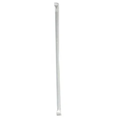 Boardwalk GST1025BK Wrapped Giant Straws, 10.25", Polypropylene, Black, 1,200/carton