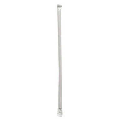 Boardwalk GST1025RW Wrapped Giant Straws, 10.25", Polypropylene, Red/white Striped, 1,200/carton