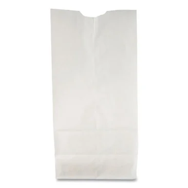 General Supply GW6500 Grocery Paper Bags, 35 Lb Capacity, #6, 6" X 3.63" X 11.06", White, 500 Bags