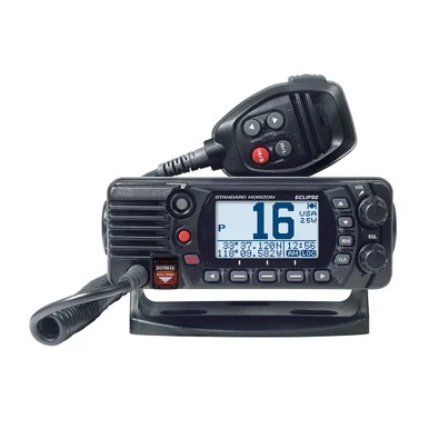 Standard Motor Products GX1410GB 25W Fixed Mount VHF GPS Radio Black - Standard Horizon