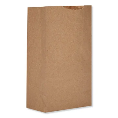 General Supply GX2500 Grocery Paper Bags, Extra-heavy-duty, #2 Size, 4.06" X 2.68" X 8.12", Natural, 250 Bags/pack, 2 Packs/bundle
