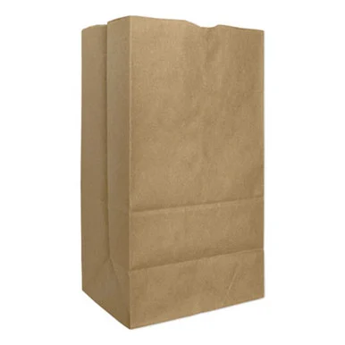 General Supply GX2560S Grocery Paper Bags, #25 Size, Extra-heavy-duty, 8.25" X 5.25" X 16.13", Natural, 500/bundle