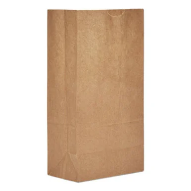 General Supply GX5500 Grocery Paper Bags, Extra-heavy-duty, #5 Size, 5.25" X 3.44" X 10.94", Natural, 500/bundle