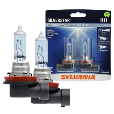 Sylvania H11ST.BP2 H11 SilverStar Halogen Headlight Bulbs 2-Pack H11ST.BP2