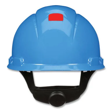 3m H703SFRUV Securefit H-series Hard Hats, H-700 Cap With Uv Indicator, 4-point Pressure Diffusion Ratchet Suspension, Blue