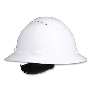3m H801SFVUV Securefit H-series Hard Hats, H-800 Vented Hat With Uv Indicator, 4-point Pressure Diffusion Ratchet Suspension, White