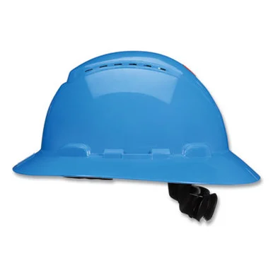 3m H803SFVUV Securefit H-series Hard Hats, H-800 Vented Hat With Uv Indicator, 4-point Pressure Diffusion Ratchet Suspension, Blue