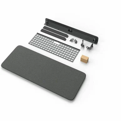 Heckler Design Wall Mount for Video Conference Equipment, Camera Shelf, Video Panel, Mini PC, Camera - Black Gray (h807-bg)