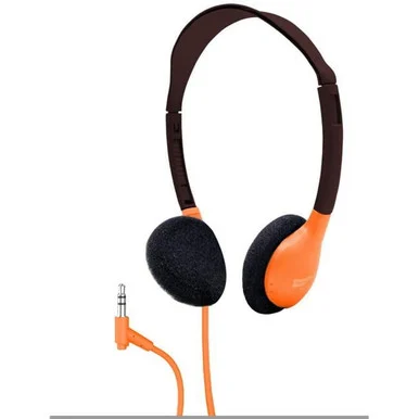 HamltonBuhl HA2ORGEX Personal On-Ear Stereo Headphones - Orange