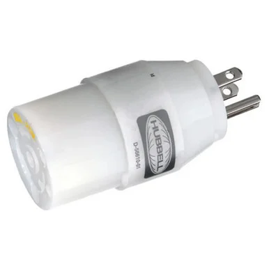 Hubbell Wiring HBL31CM28 Hubbell Hbl31cm28 Adapter 30a Female To 15a Male