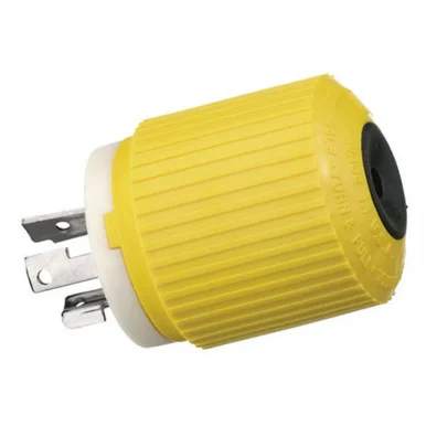 Hubbell Wiring HBL328DCP Hubbell Hbl328dcp 30a 28v Dc Locking Connector Male