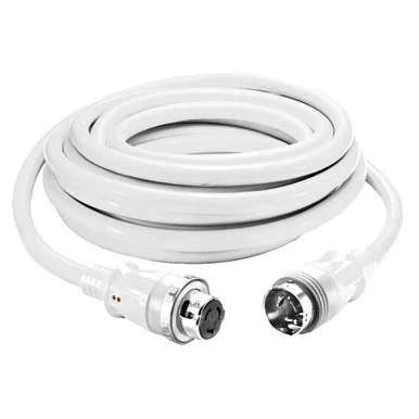 Hubbell Wiring HBL61CM42WLED Hubbell Hbl61cm42wled White 50amp Cable W/led 25'